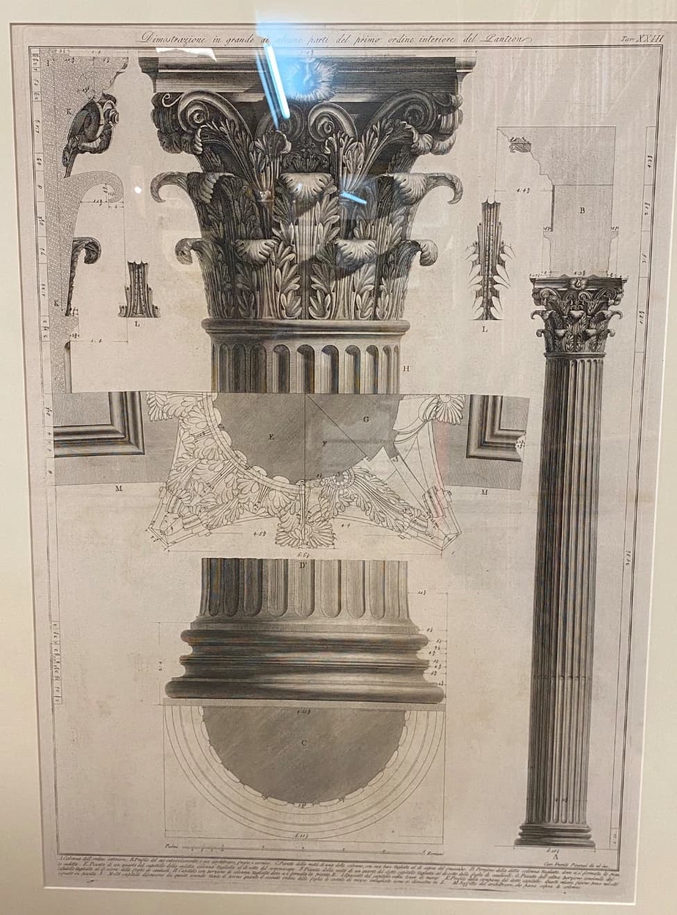 Colonnes du Panthéon à Rome