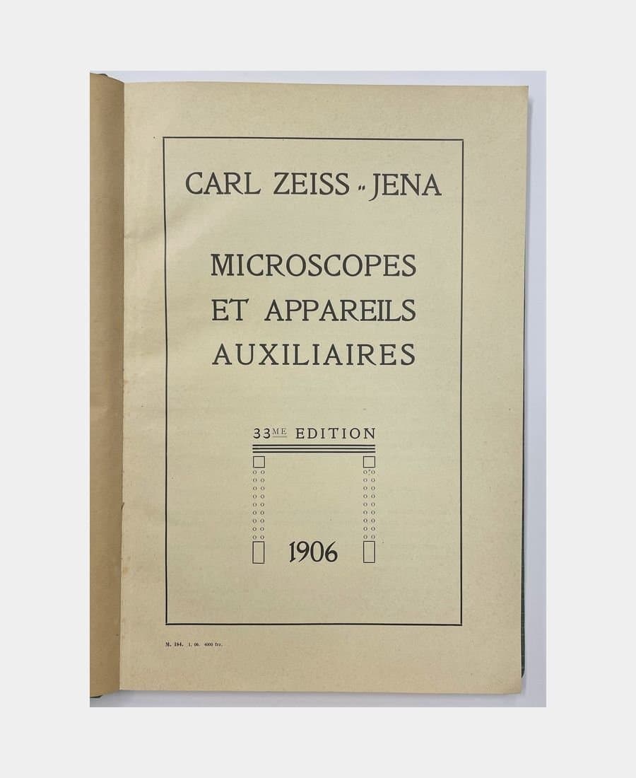 Microscopes et appareils accessoires