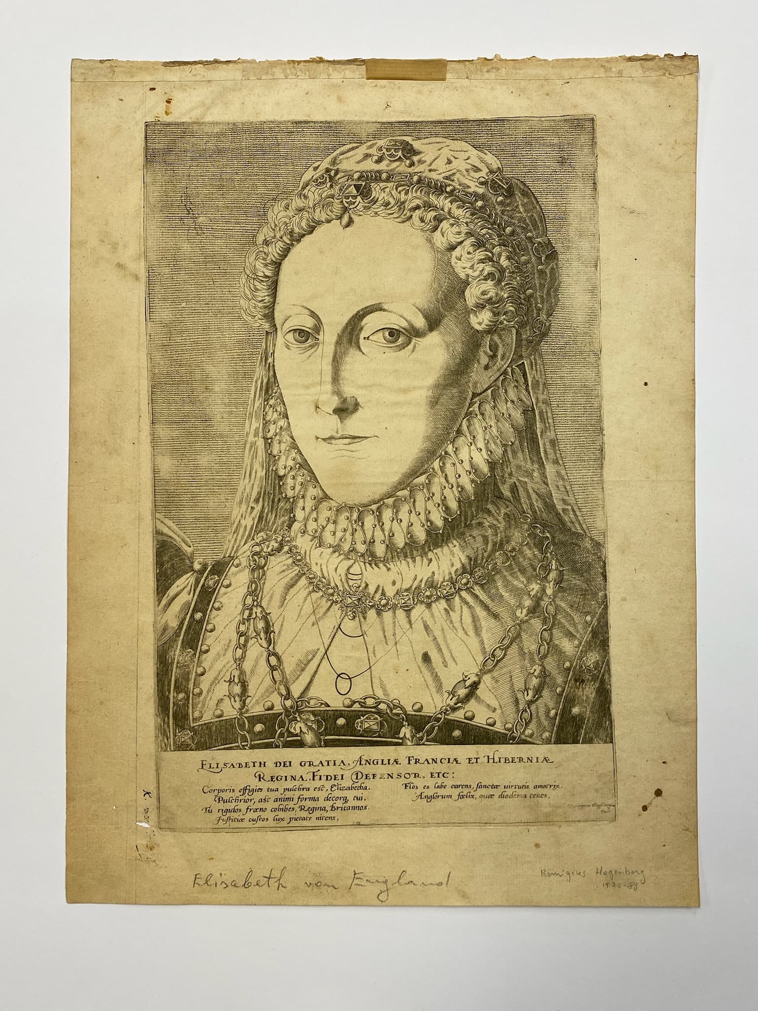 Portait d'Elisabeth I ère d'Angleterre