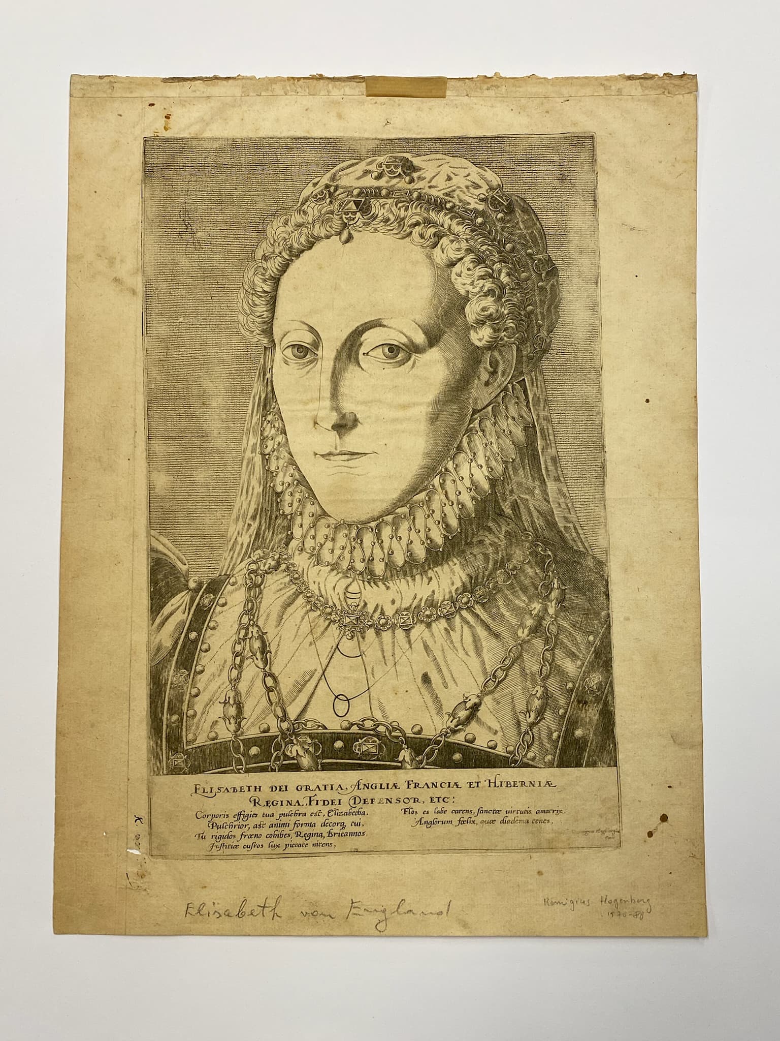 Portait d'Elisabeth I ère d'Angleterre