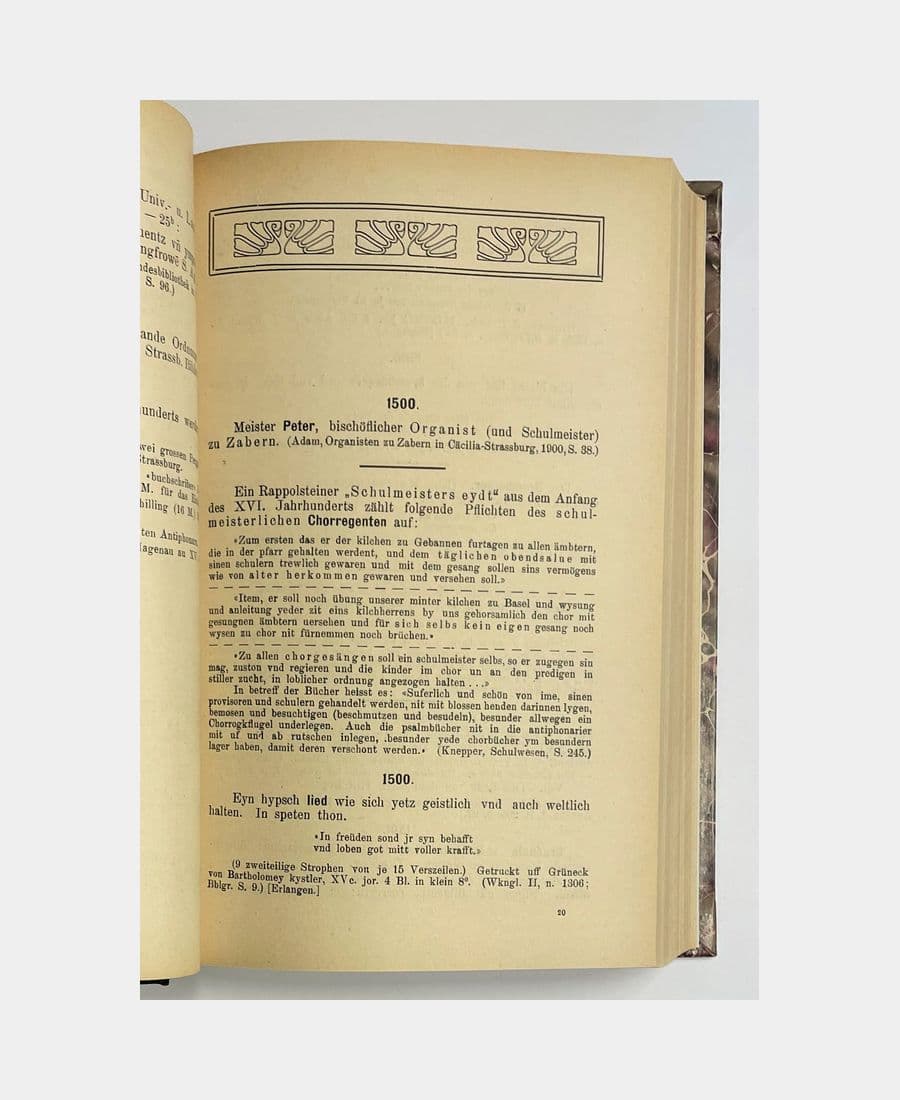 Quellen und Bausteine zu einer Geschichte der Musik und des Theaters im Elsass 500-1800