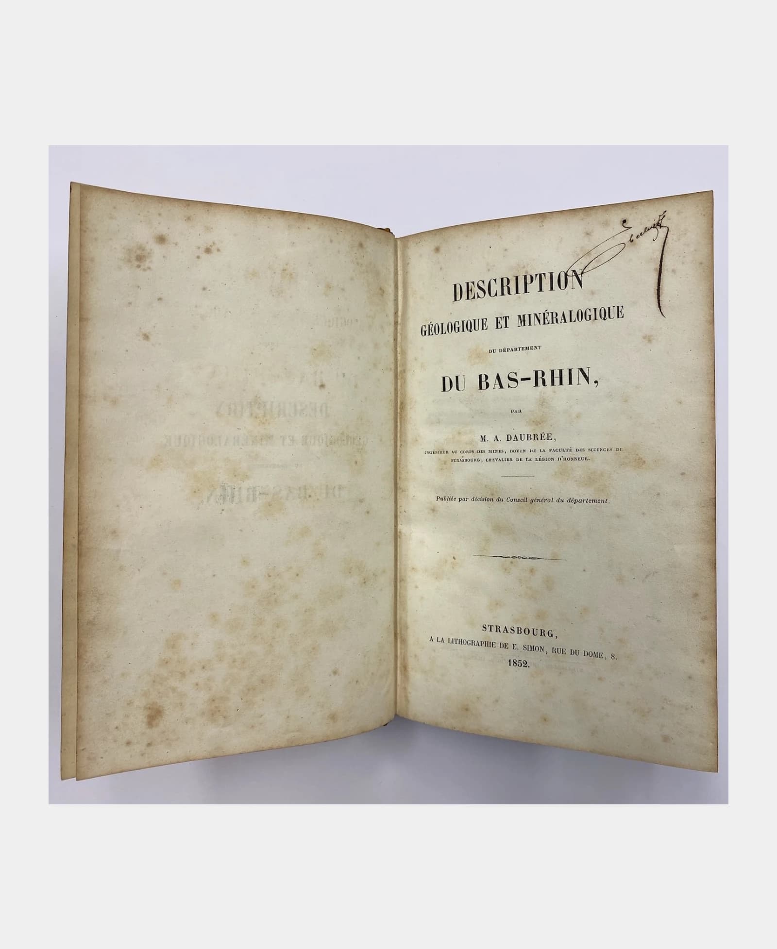 Geological and Mineralogical Description of Bas-Rhin