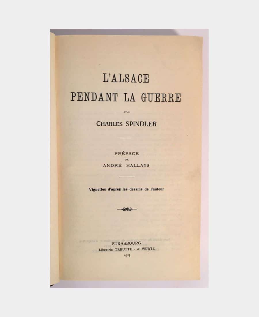 L'Alsace pendant la guerre