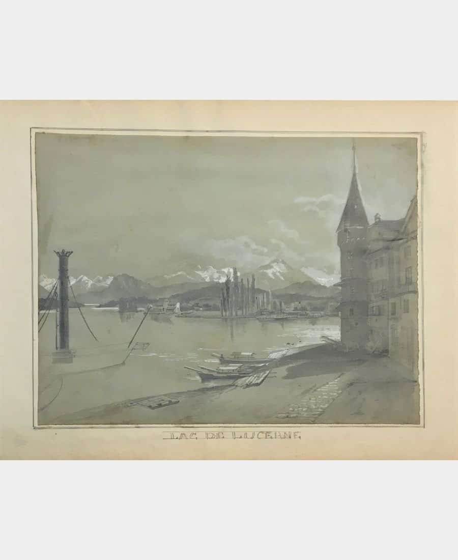 Vue Du Lac De Lucerne