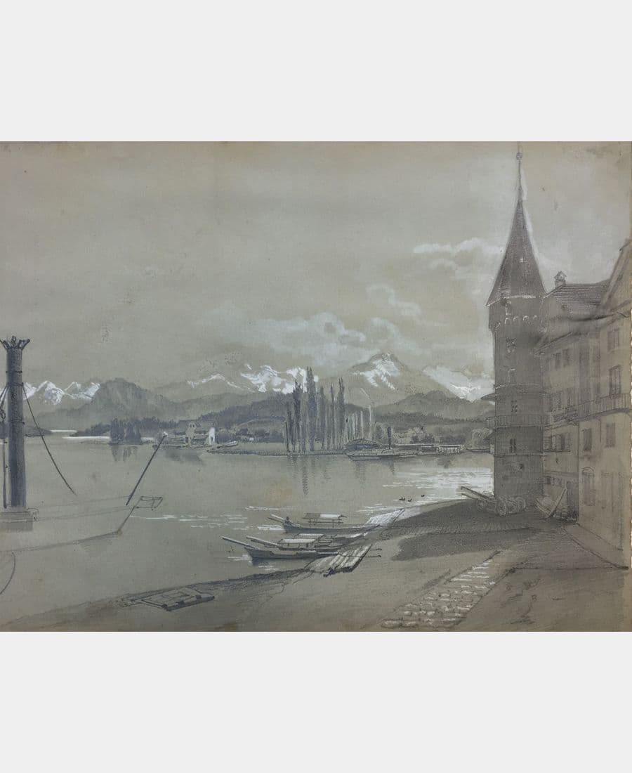 Vue Du Lac De Lucerne