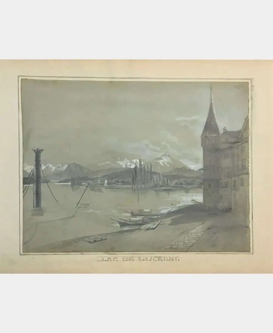 Vue Du Lac De Lucerne