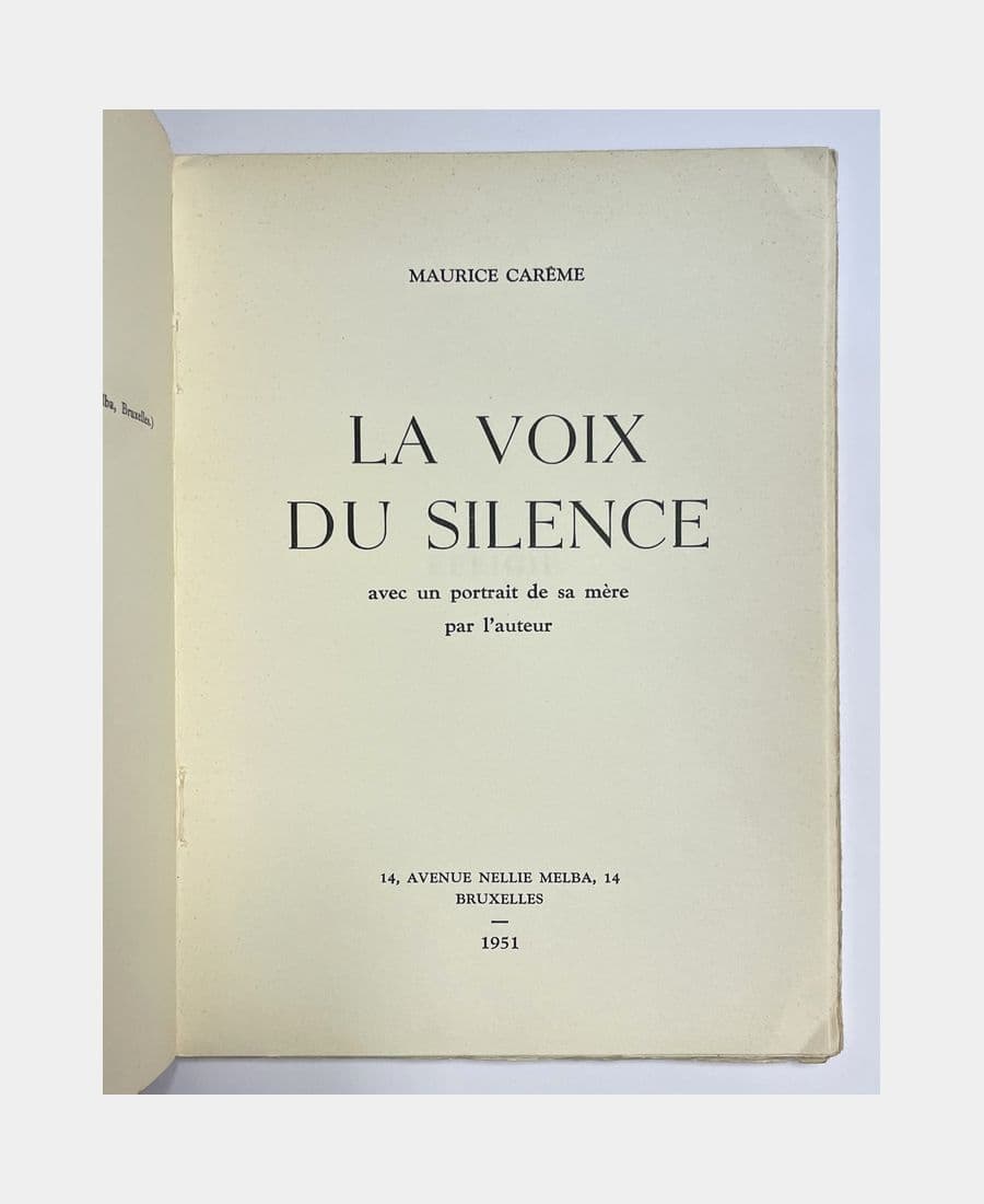 La Voix du silence