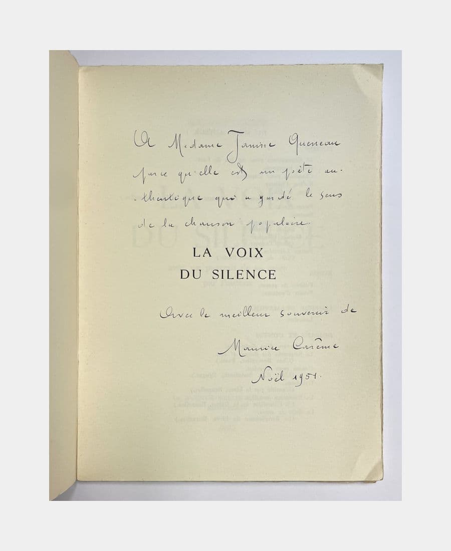 La Voix du silence