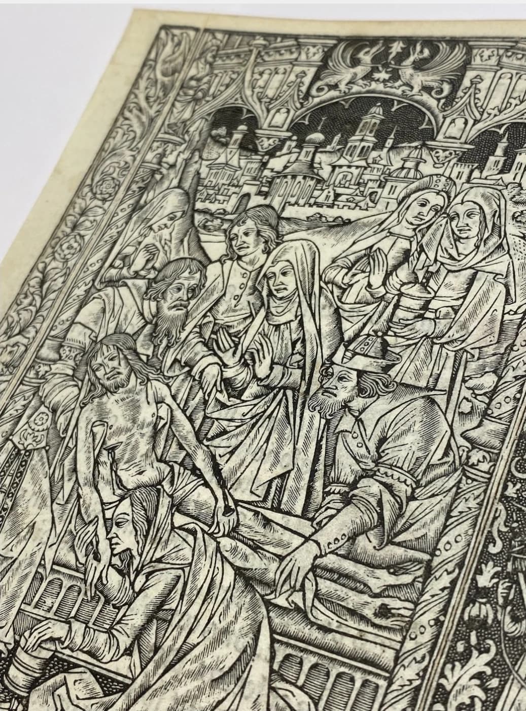 Feuillet de livre d'Heures