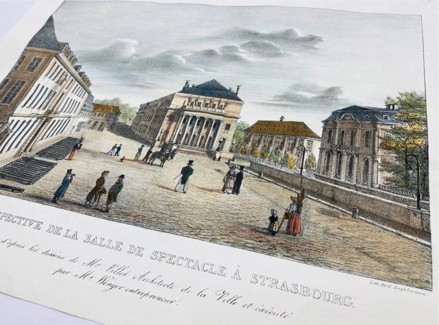 Vue perspective de la salle de Spectacle à Strasbourg