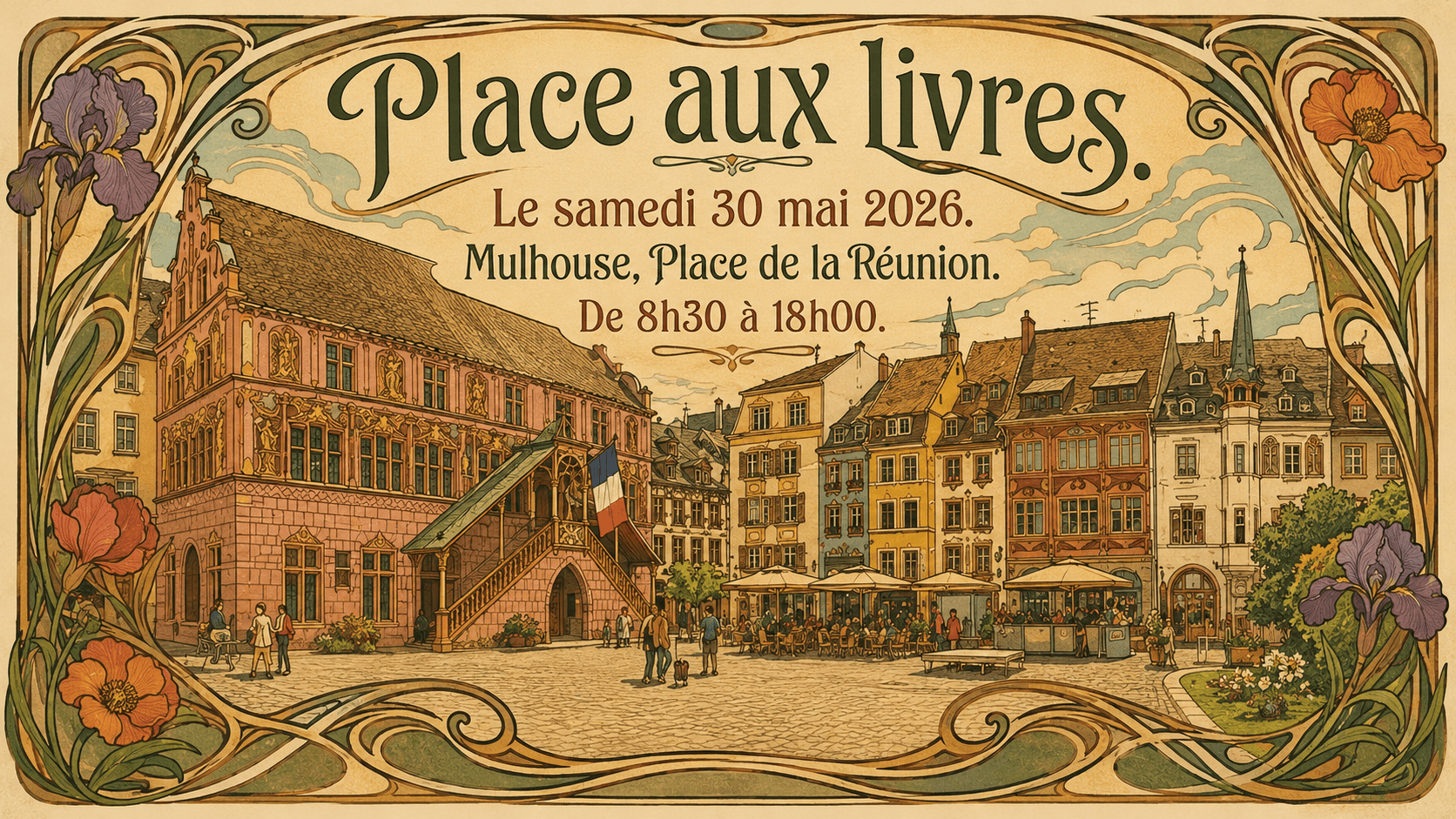 Salon Place aux Livres à Mulhouse - samedi 30 mai