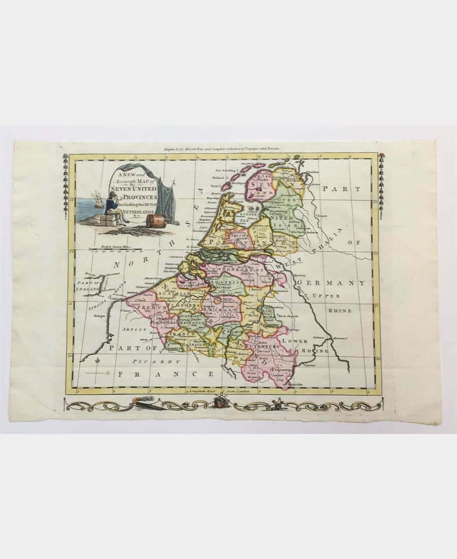A new and accurate map of the Seven United Provinces including the Dutsch Netherlands