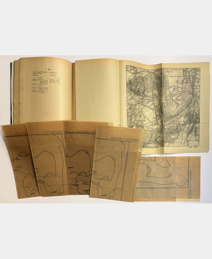 Le Combat d'Arsimont, les 21 et 22 août 1914 à la 19e division (suivi de) La Bataille de Guise, les 28, 29 et 30 août 1914 au 10e corps d'armée (suivi de) Le combat du Petit-Morin, du 6 au 9 septembre 1914 au 10e corps d'armée