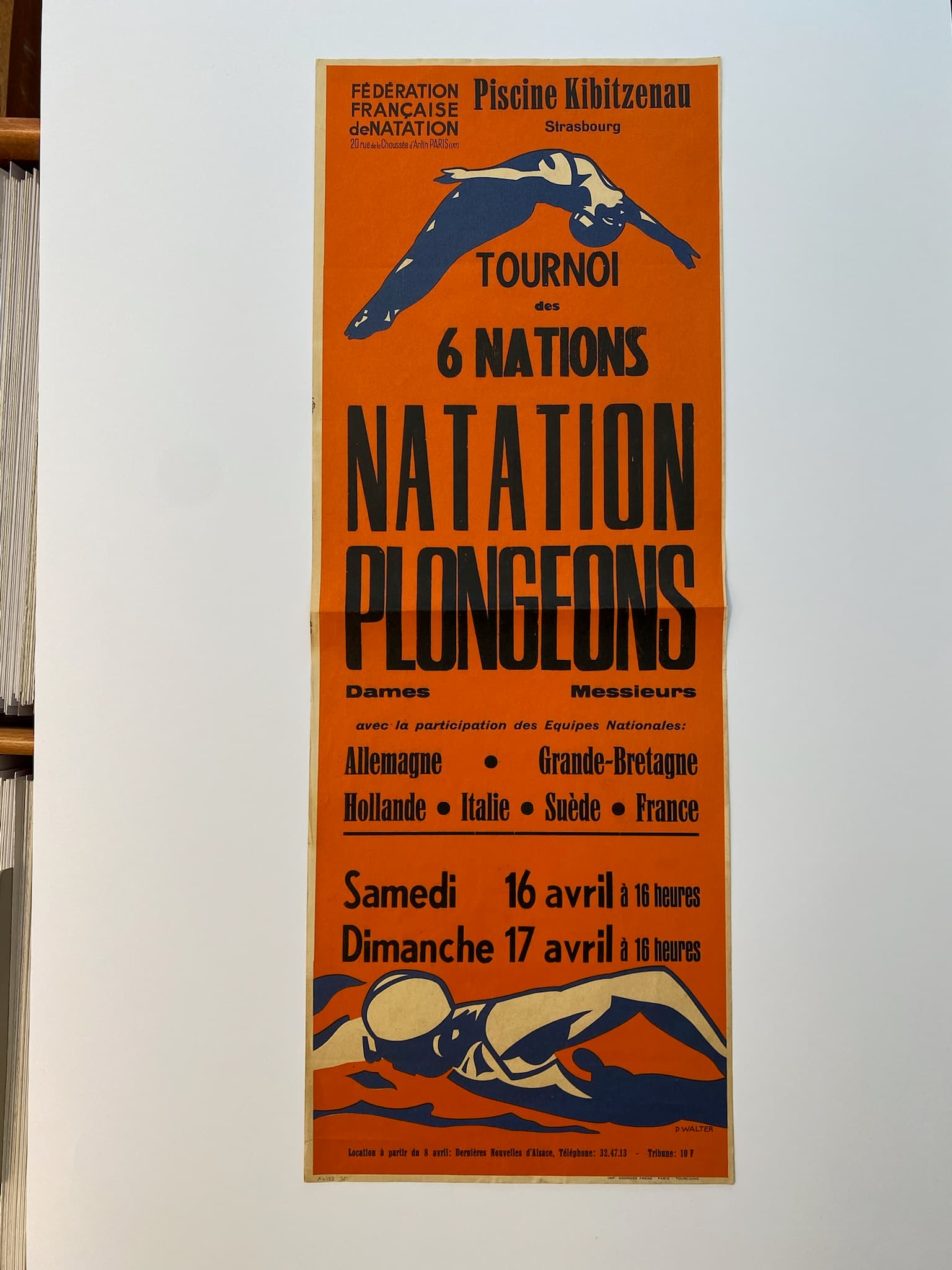 Tournoi des 6 Nations Natation Plongeon