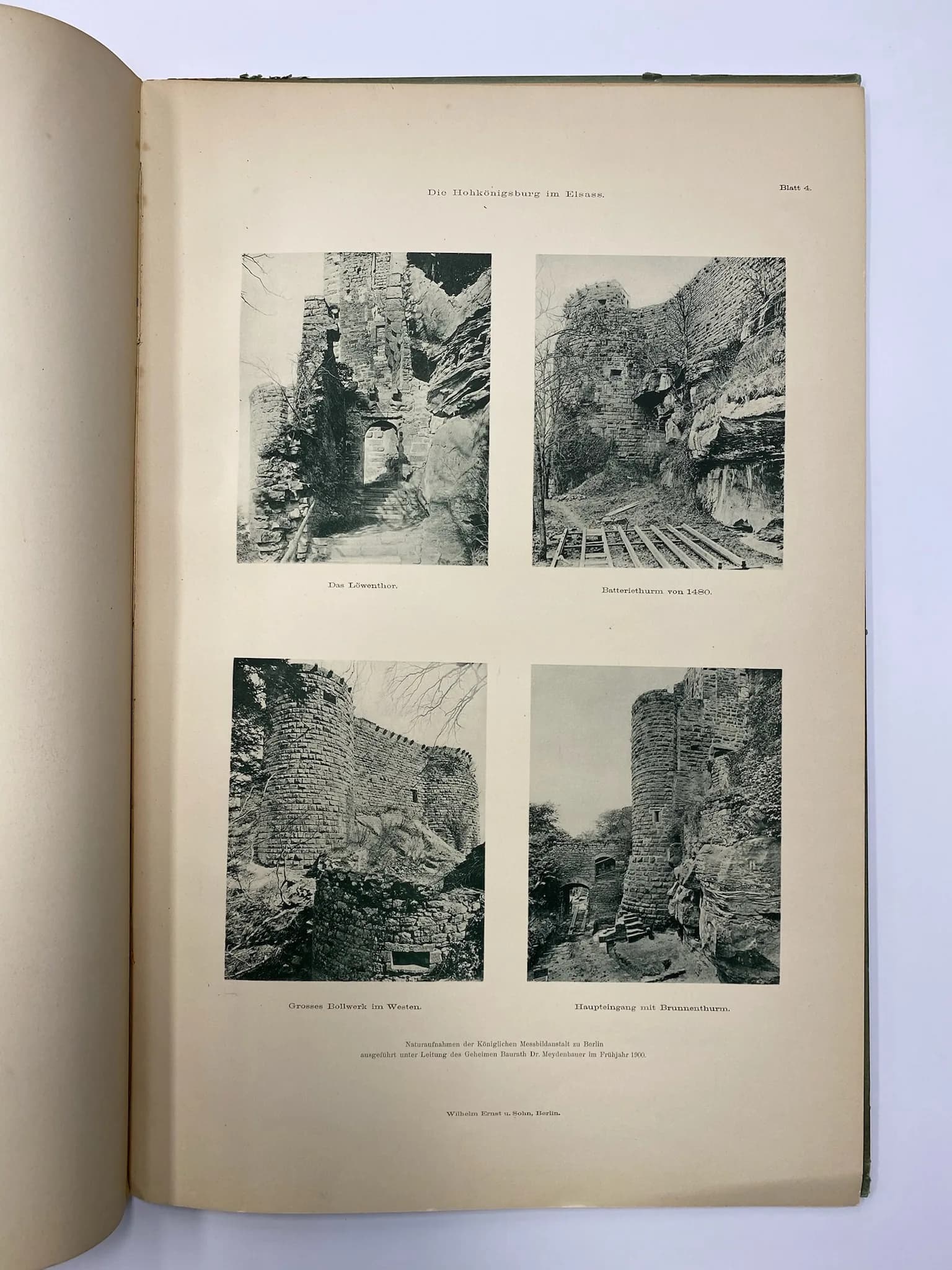 Haut-Koenigsbourg - Denkschrift über die Wiederherstellung der Hohköenigsburg bei Schlettstadt im Elsass