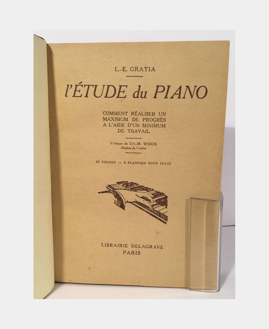 L'Etude du piano