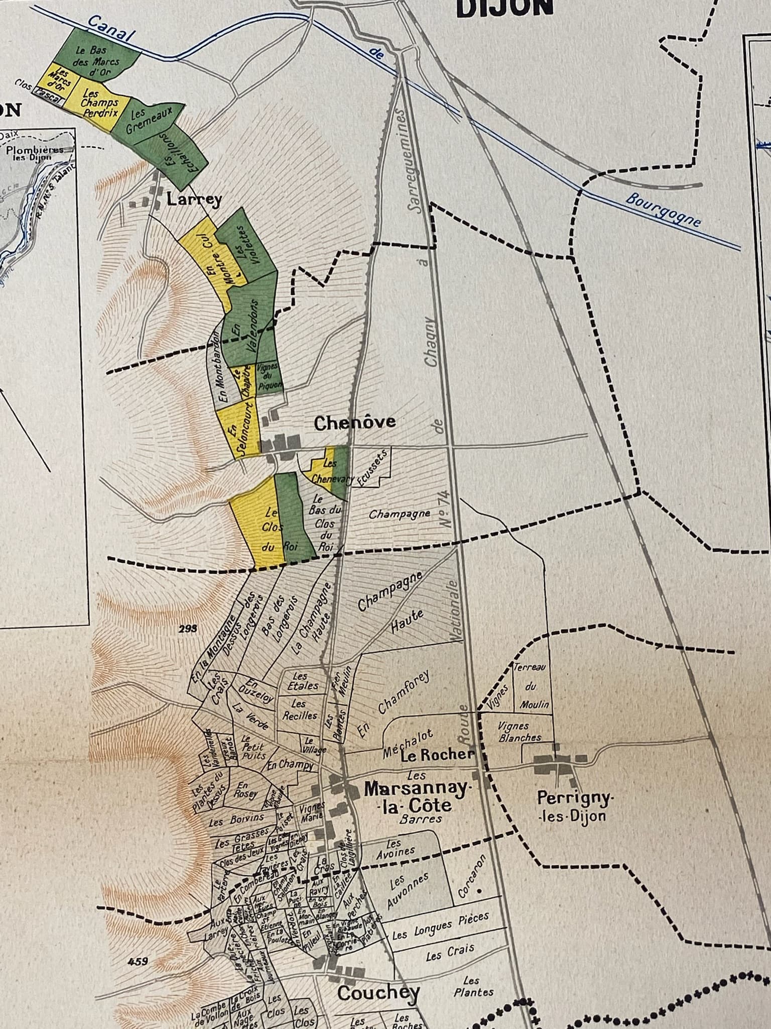 La côte de Nuits - Les Vins de Bourgogne