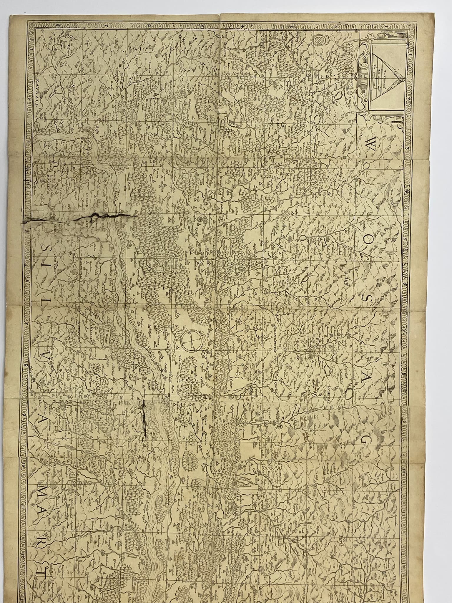 Carte d'Alsace
