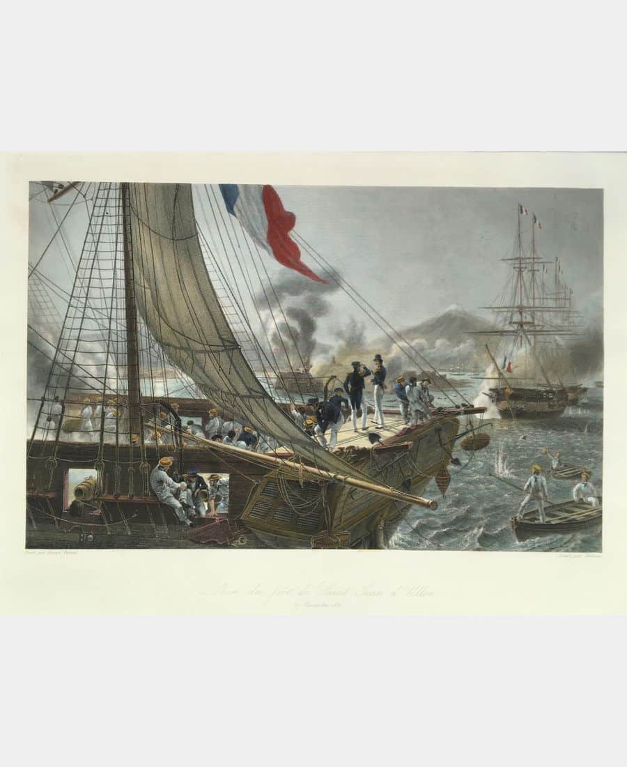 Prise du fort de Saint Jean d'Ulloa. 27 novembre 1838.