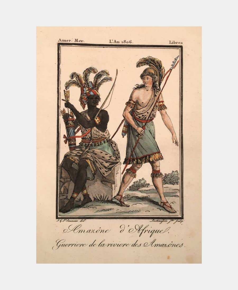 Amazone d'Afrique, Guerriere de la riviere des Amazônes.
