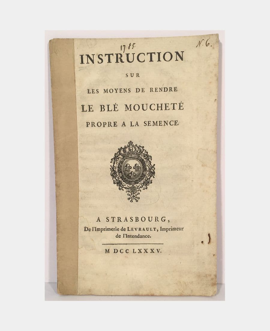 Instruction sur les moyens de rendre le blé moucheté propre à la semence