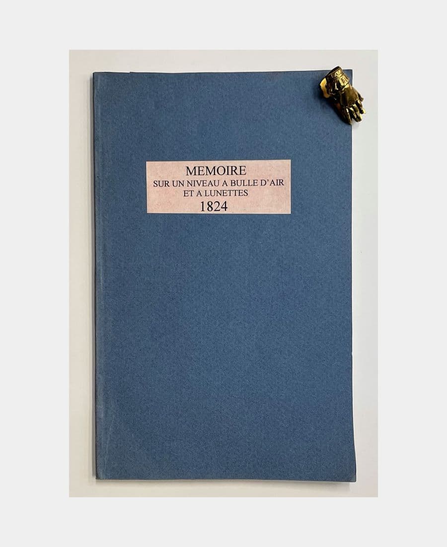Mémoire sur un niveau à bulle d'air et à lunettes, de nouvelle construction. Mémoire sur les perfectionnements à apporter au Cercle répétiteur(…) Notes sur la Trigonométrie.