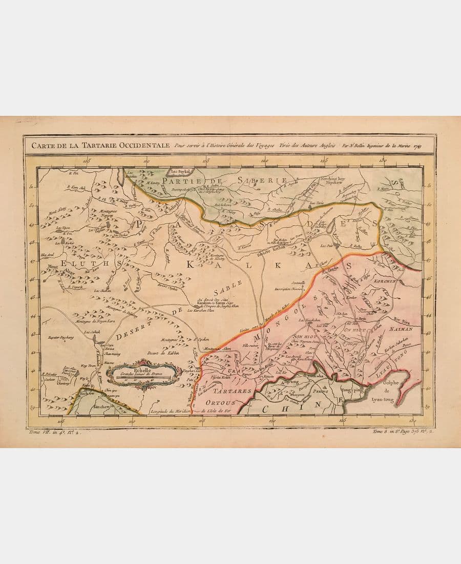Carte de la Tartarie Occidentale