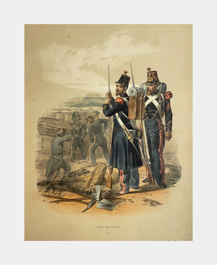 Types militaires. Génie.