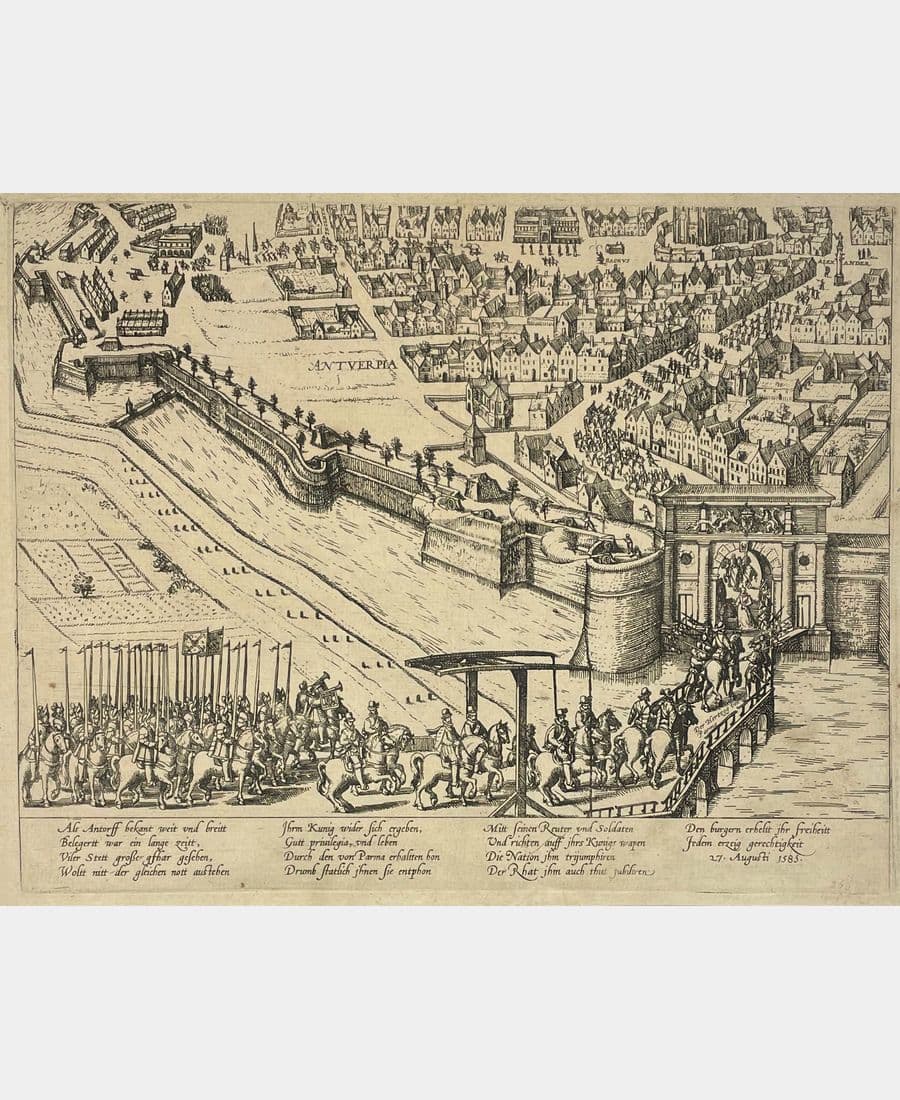 Entrée du Prince de Parme à Anvers le 27 août 1585