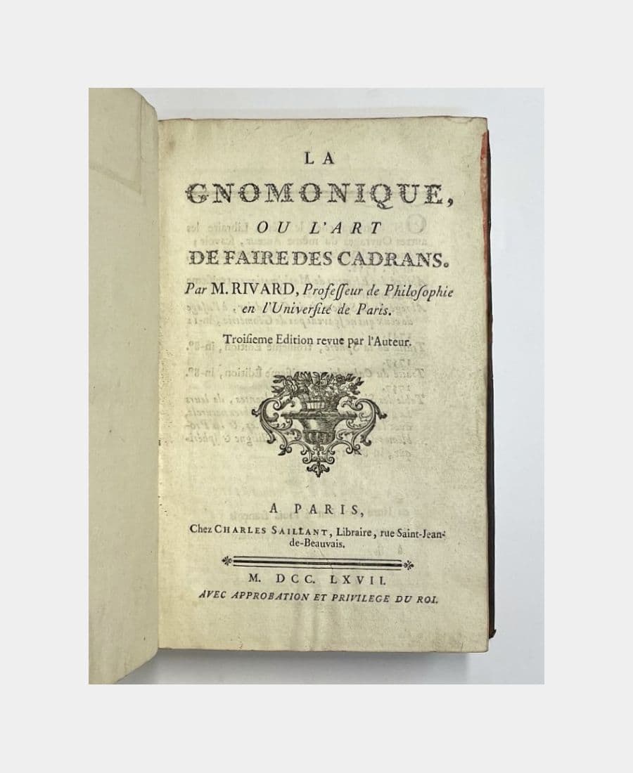 La Gnomonique, ou l'art de faire des cadrans.