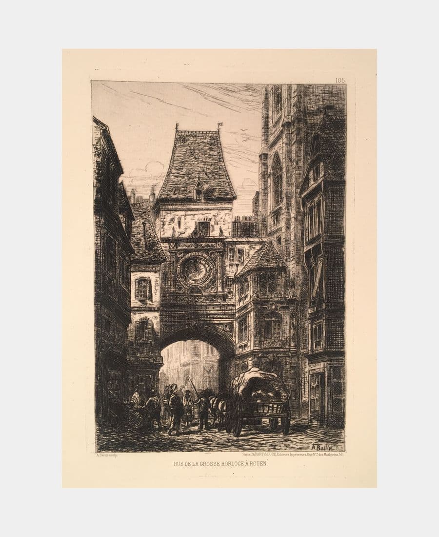 Rue de la Grosse-Horloge à Rouen