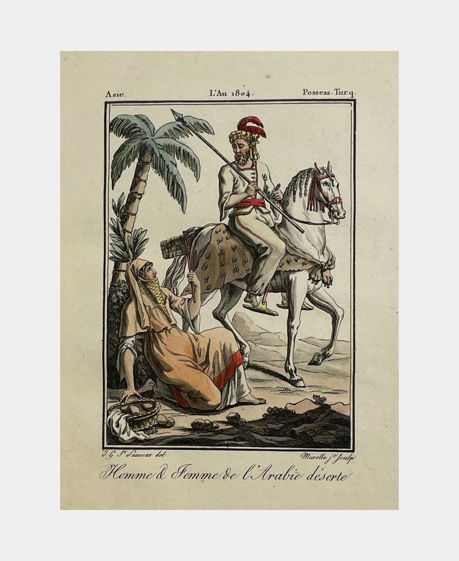 Homme & Femme de l'Arabie déserte