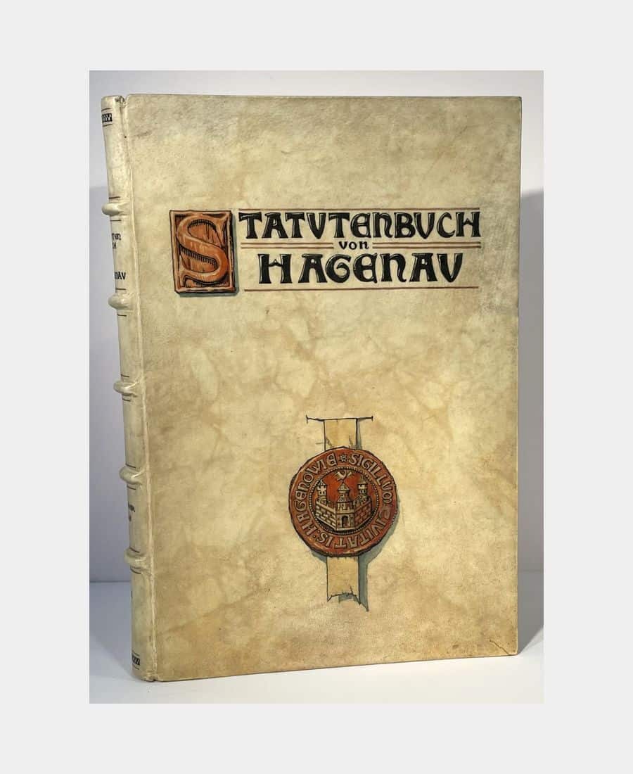 Das alte Statutenbuch der Stadt Hagenau